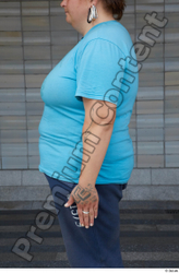 Arm Upper Body Woman Casual Chubby Street photo references